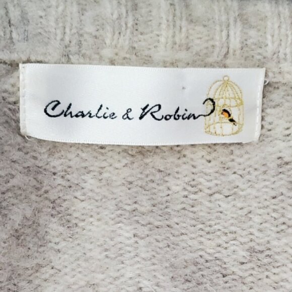 Charlie and Robin Angora Blend Crop Sweater - Picture 5 of 9